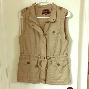 Sherpa lined vest